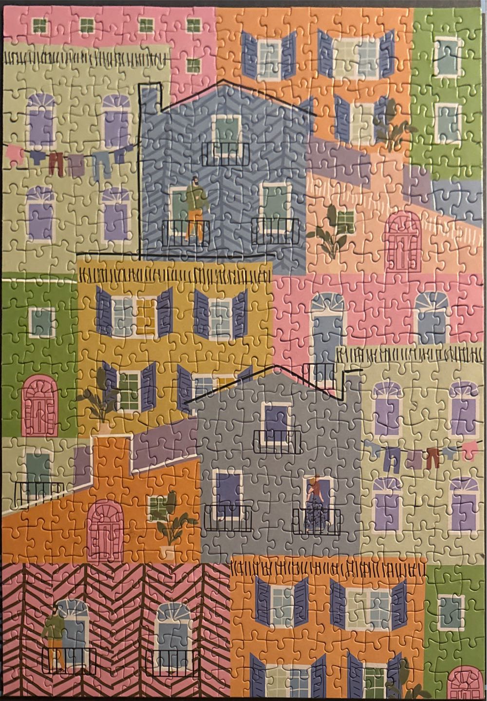Abstract / Houses Pastel - Ukendt Mærke puzzle collectible [Barcode 5713142042924] - Main Image 2