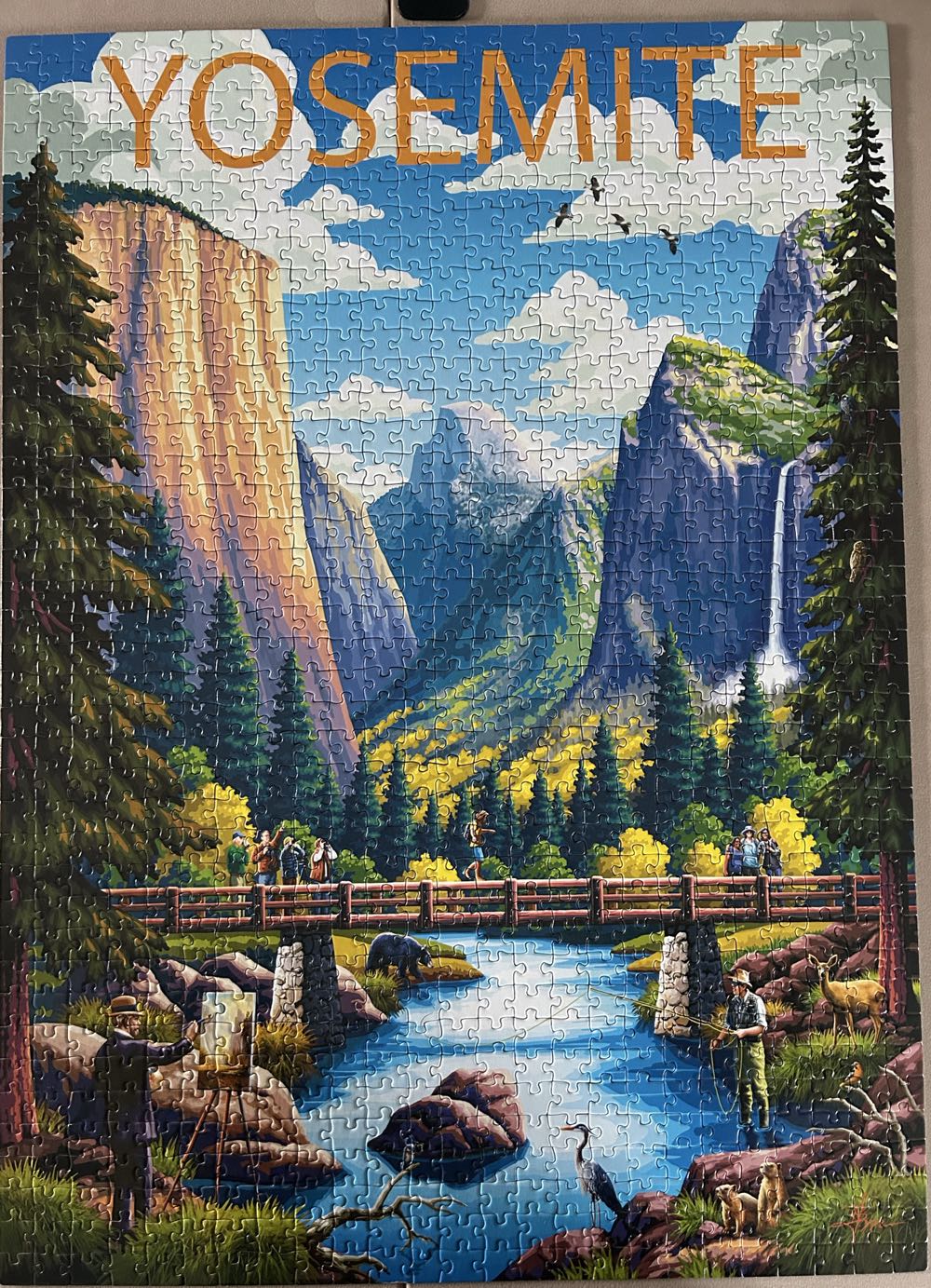 Yosemite - Boardwalk Puzzle Company puzzle collectible [Barcode 671095405935] - Main Image 2