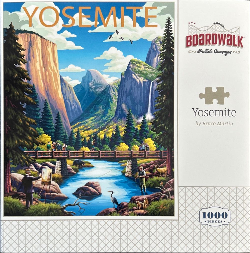 Yosemite - Boardwalk Puzzle Company puzzle collectible [Barcode 671095405935] - Main Image 3