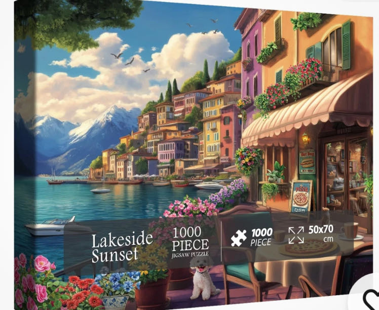 Lakeside Sunset - BBoldin puzzle collectible - Main Image 2