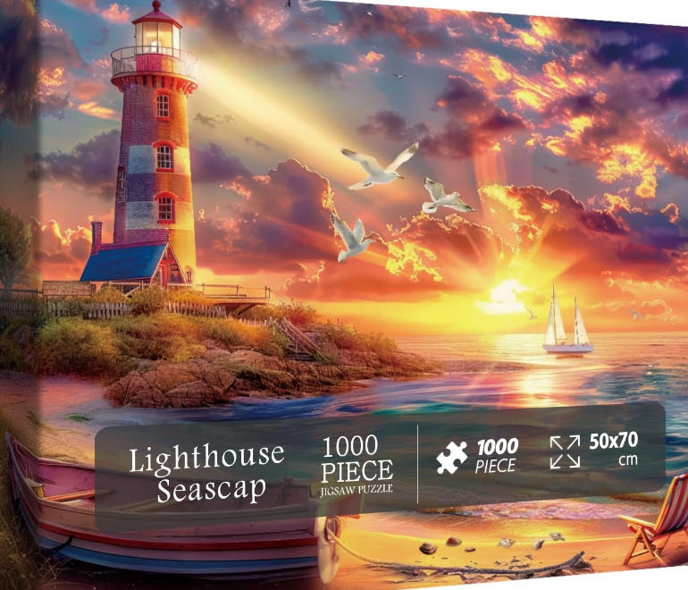 Lighthouse Seascape - BBoldin puzzle collectible - Main Image 2