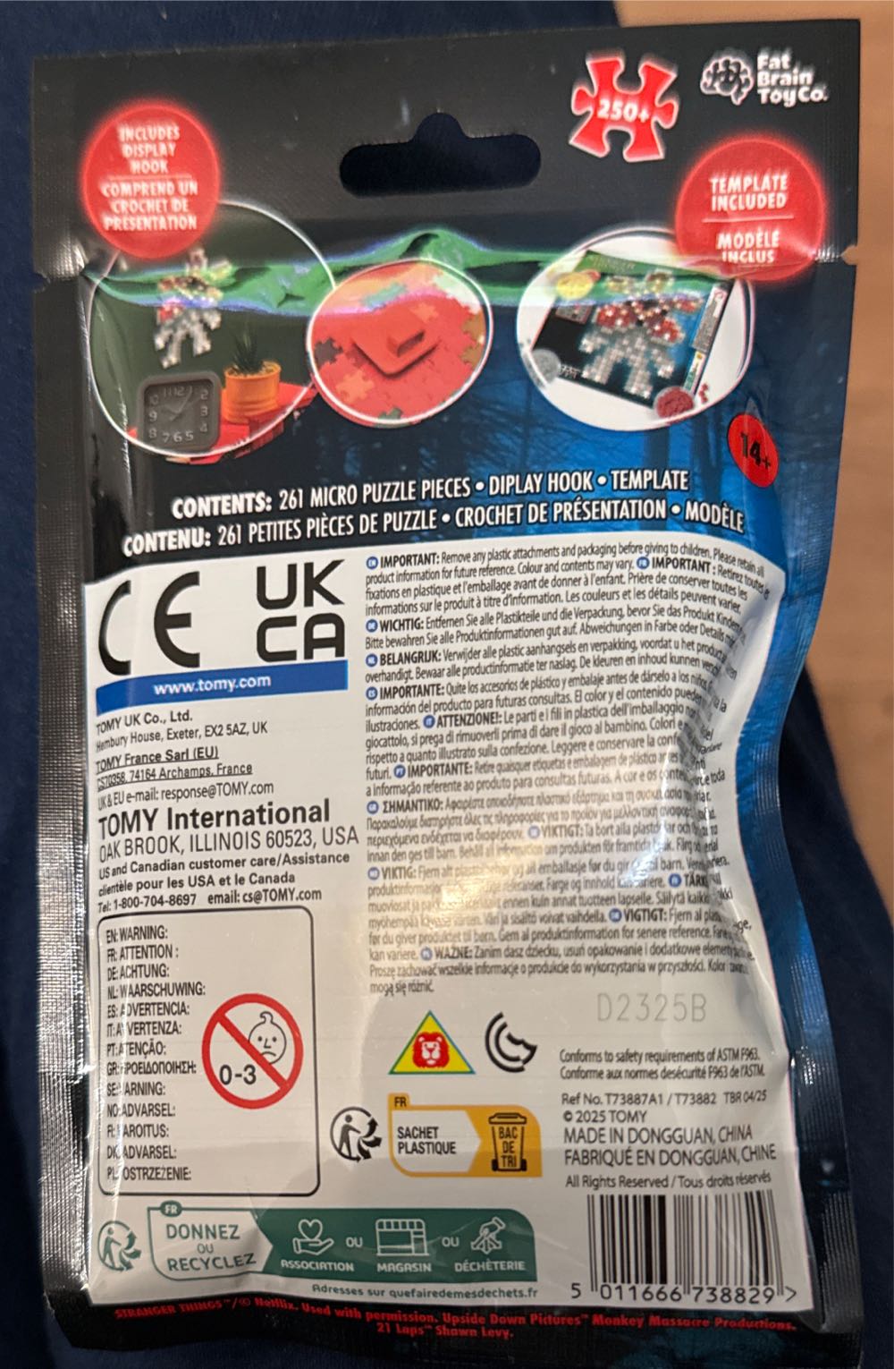 Demogorgon  Stranger Things Puzzle 250+ - Stranger Things puzzle collectible [Barcode 5011666738829] - Main Image 2