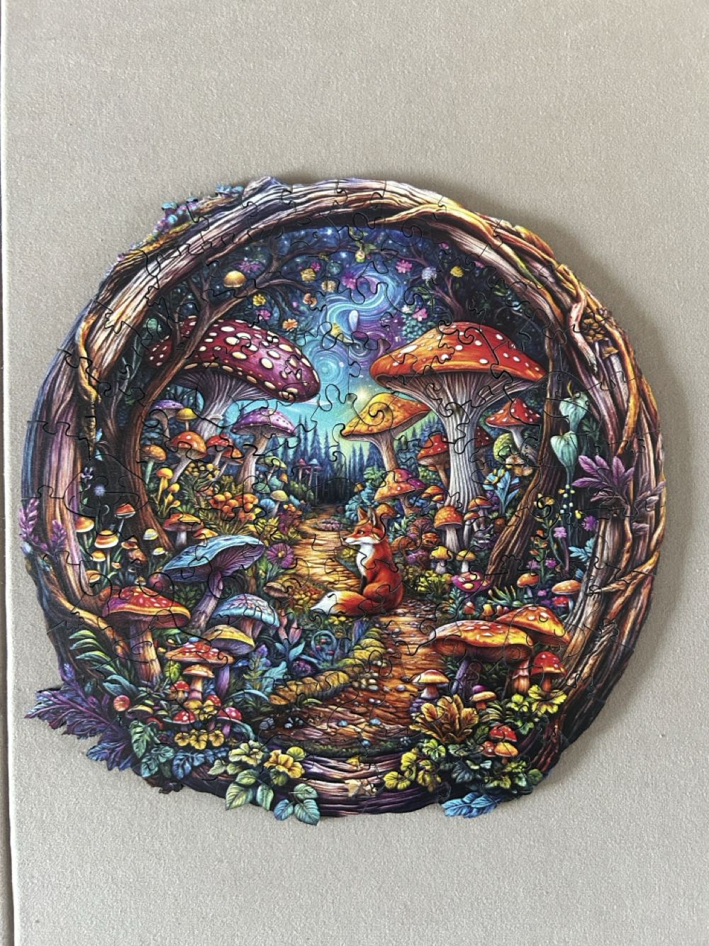 Mushroom Forest - Creative Wood Puzzles puzzle collectible - Main Image 2