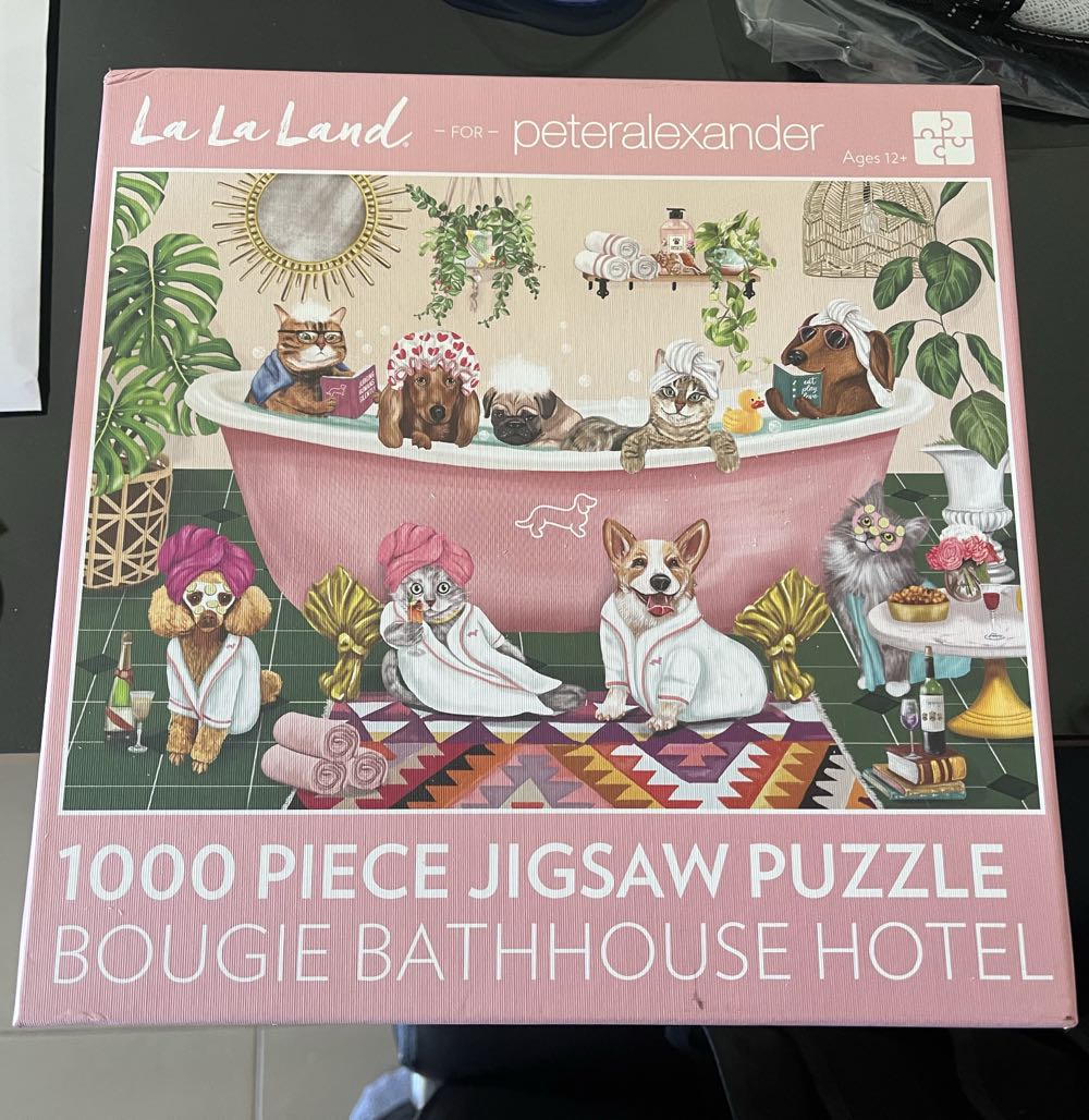 Bougie Dog Puzzle By La La Land For Peter Alexander - Limited Edition - La La Land puzzle collectible - Main Image 2
