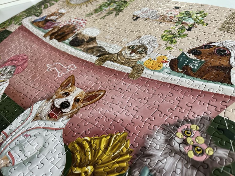 Bougie Dog Puzzle By La La Land For Peter Alexander - Limited Edition - La La Land puzzle collectible - Main Image 3
