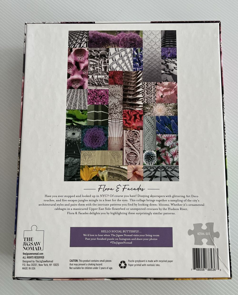 The Jigsaw Nomad Flora And Facades - The Jigsaw Nomad puzzle collectible [Barcode 768558885363] - Main Image 2