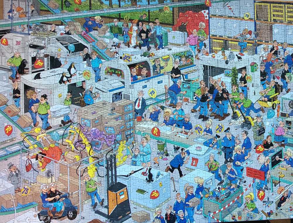 De Nederlandse spellenfabriek 1110100539 - Jumbo puzzle collectible [Barcode 8721017603436] - Main Image 2