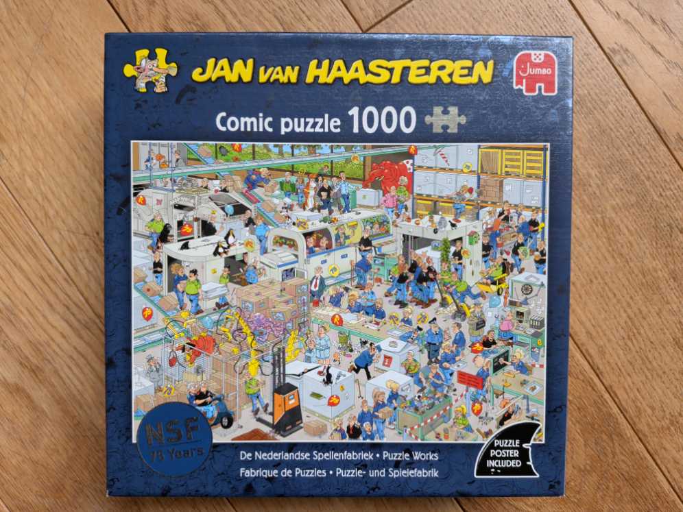 De Nederlandse spellenfabriek 1110100539 - Jumbo puzzle collectible [Barcode 8721017603436] - Main Image 4