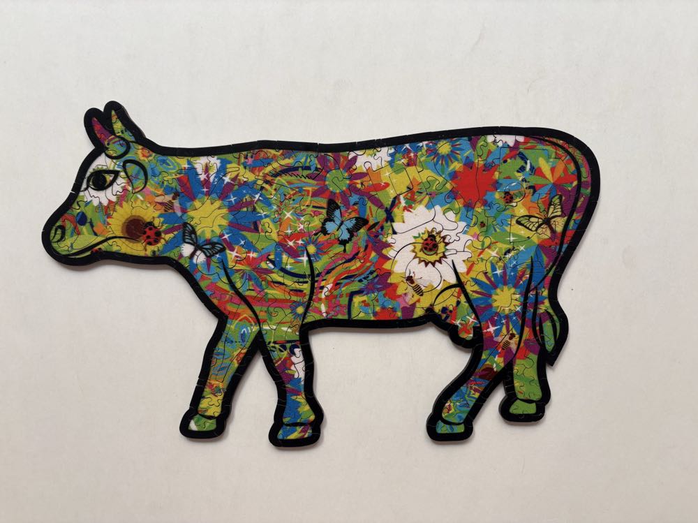 Moooving Art Cow - Twigg Puzzles puzzle collectible - Main Image 2