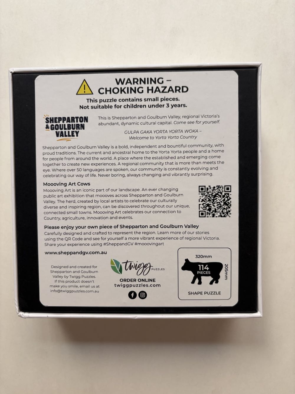 Moooving Art Cow - Twigg Puzzles puzzle collectible - Main Image 4