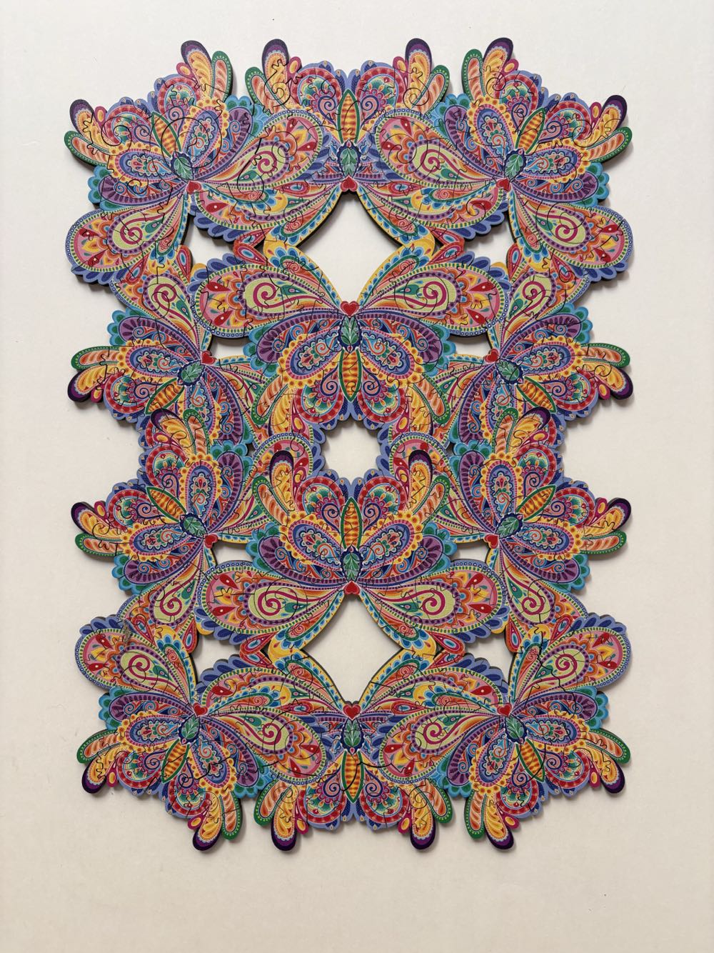 Butterfly Botanica - Wentworth Wooden Puzzles puzzle collectible - Main Image 2