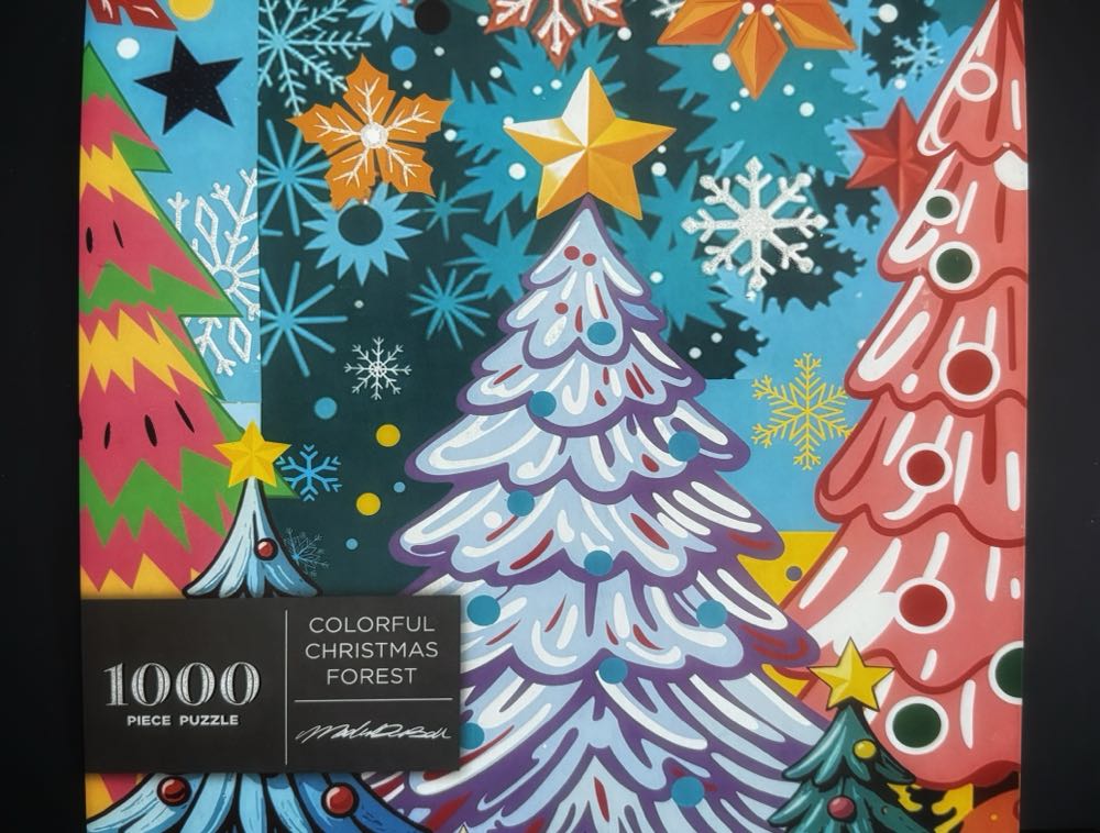 Colorful Christmas Forest - Springbok puzzle collectible [Barcode 091683113309] - Main Image 2