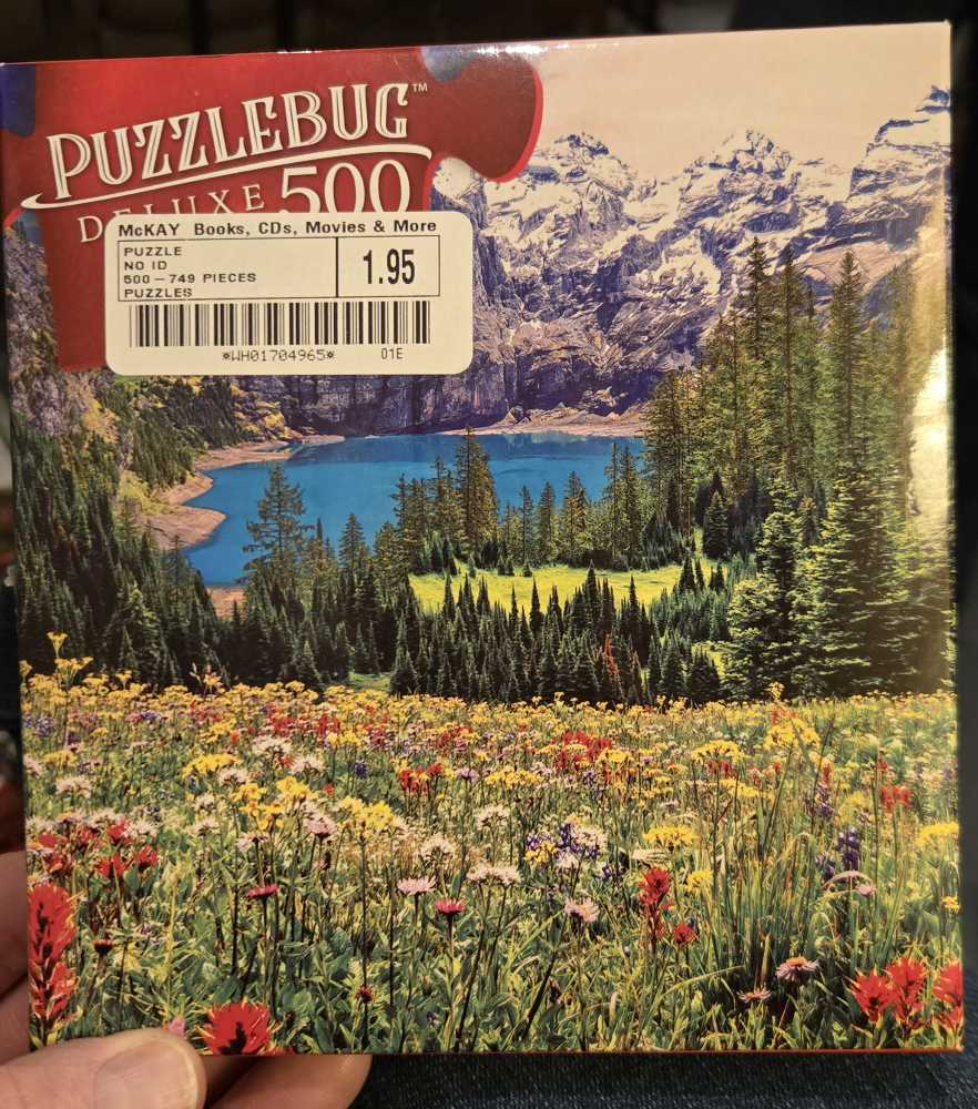 Beautiful Swiss Alps And Wildflowers - Puzzlebug / Cra-Z-Art puzzle collectible [Barcode 195464091647] - Main Image 2