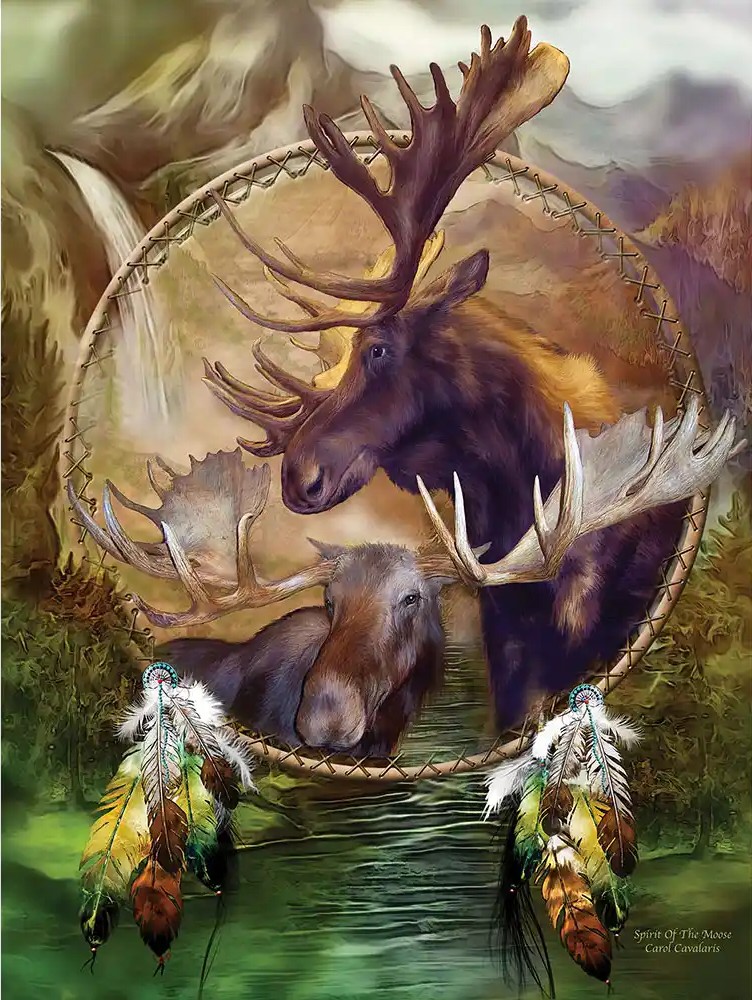 Spirit of Moose (NIB)NFT - Spilsbury puzzle collectible - Main Image 2