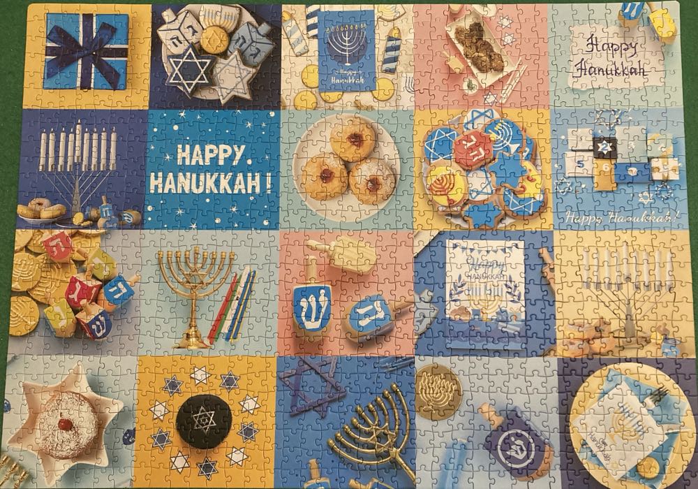 Y Rhonda - Hanukkah Collage 💎 - EuroGraphics puzzle collectible - Main Image 3