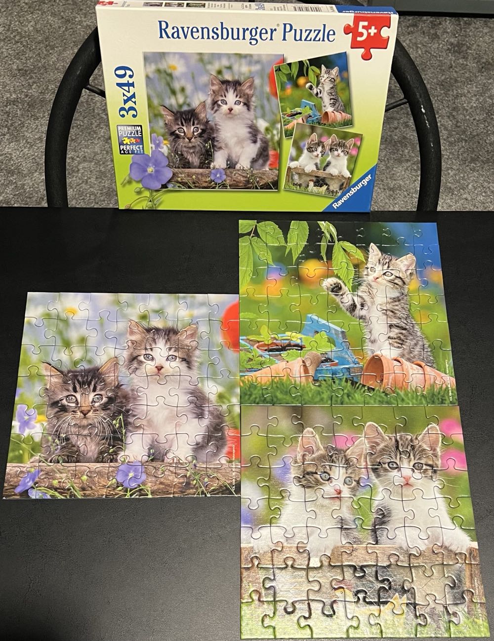Tiger Kittens - Ravensburger puzzle collectible [Barcode 4005556080465] - Main Image 3