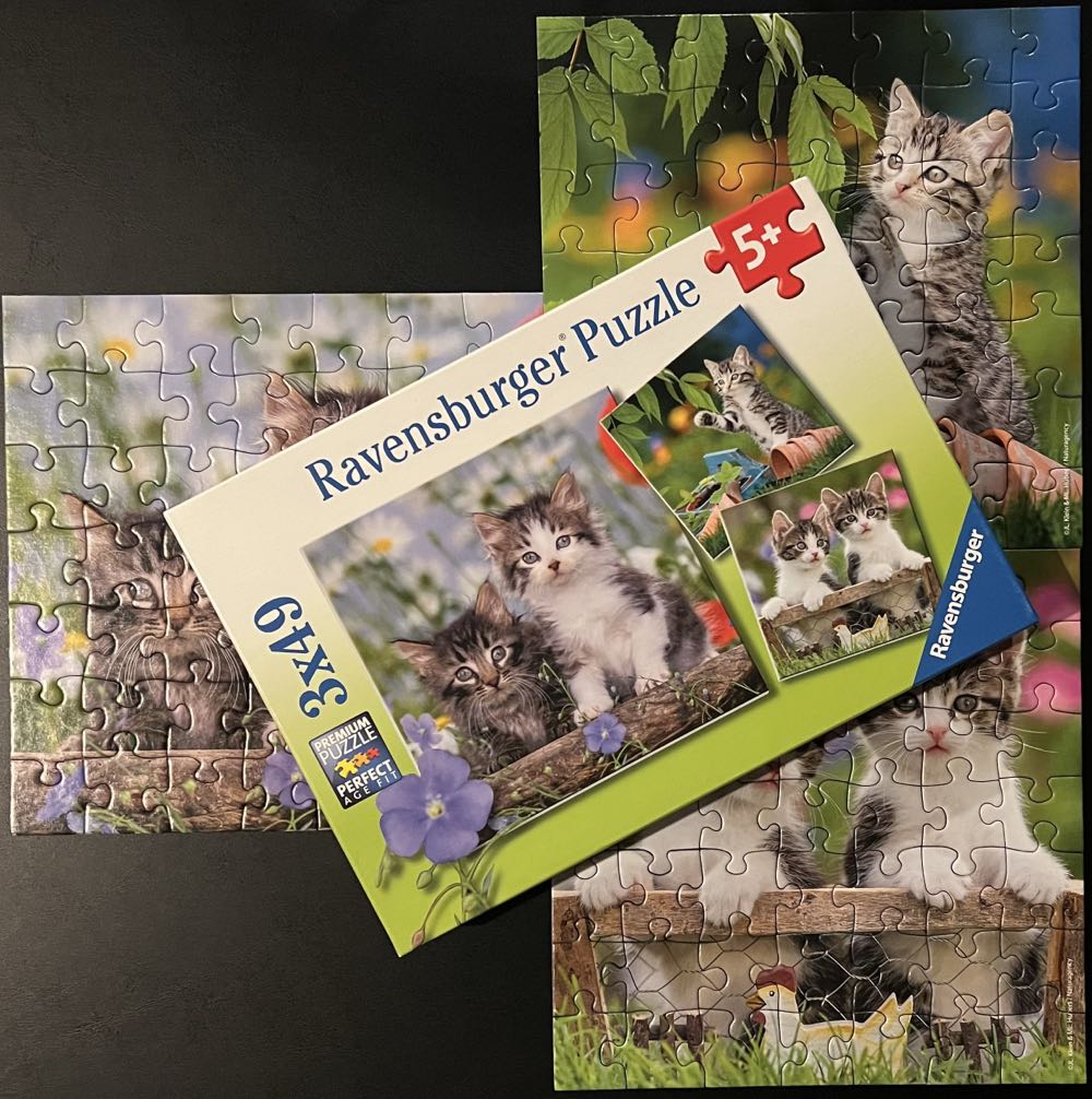 Tiger Kittens - Ravensburger puzzle collectible [Barcode 4005556080465] - Main Image 4