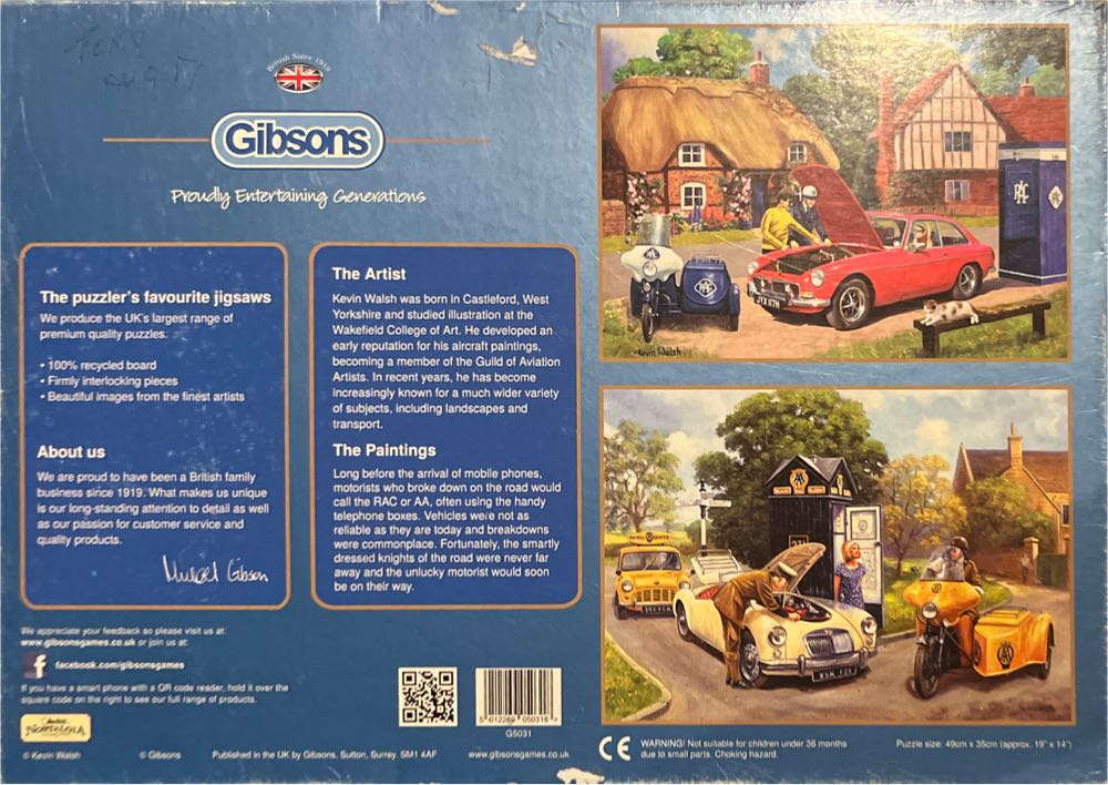 Knights Of The Road - Gibsons puzzle collectible [Barcode 5012269050318] - Main Image 2
