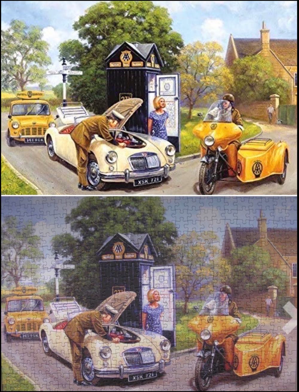 Knights Of The Road - Gibsons puzzle collectible [Barcode 5012269050318] - Main Image 3