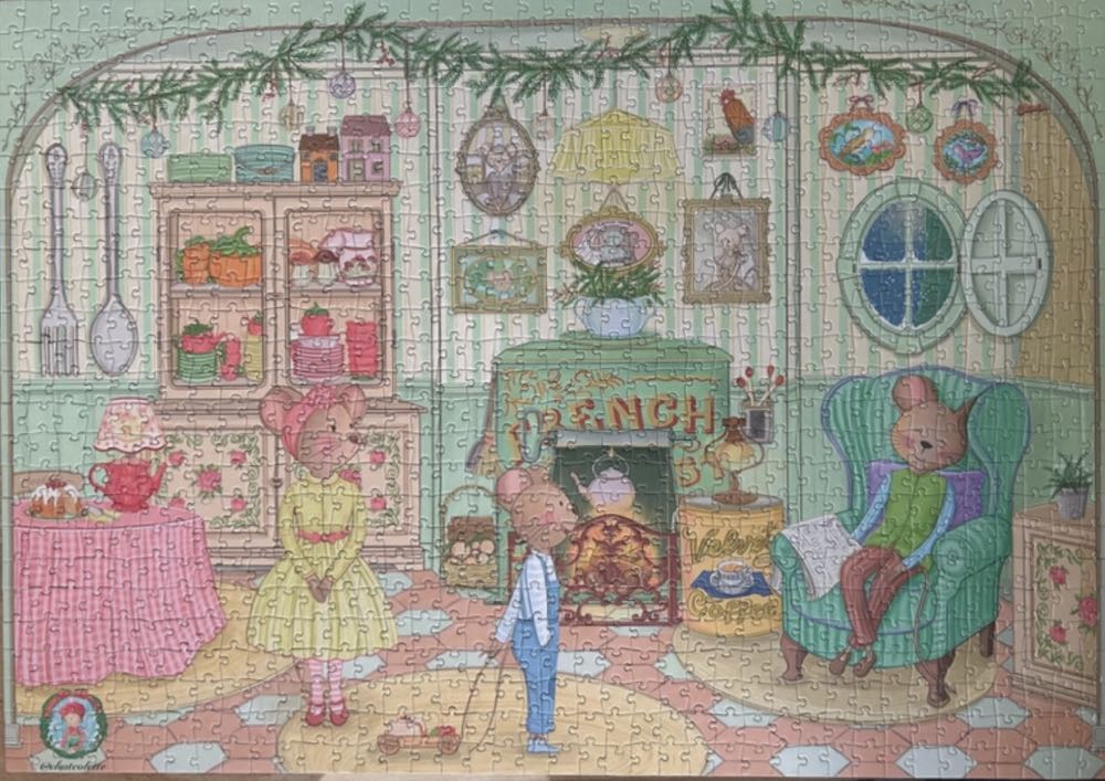 Christmas Mouse House - Magnolia puzzle collectible [Barcode 8699375062151] - Main Image 3