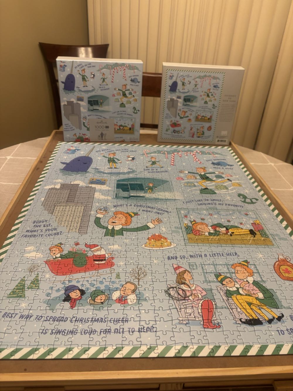 Journey To New York - Elf - Hallmark 🇺🇸 puzzle collectible [Barcode 661127115390] - Main Image 2
