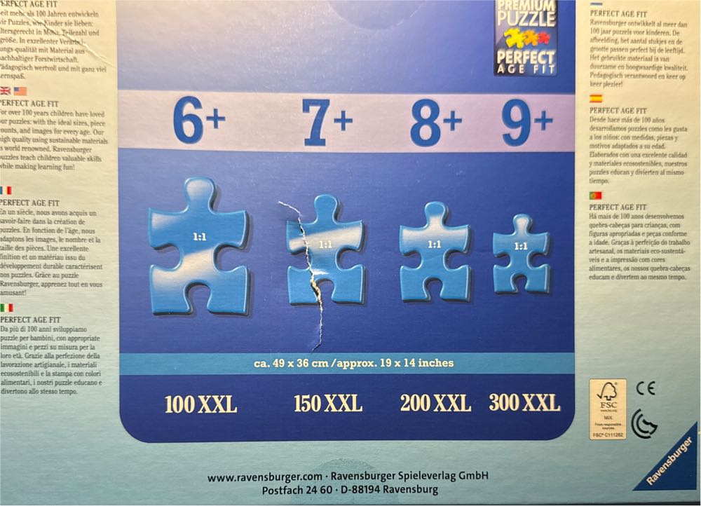 Around The World- Cars Panorama - Ravensburger puzzle collectible [Barcode 4005556126453] - Main Image 2