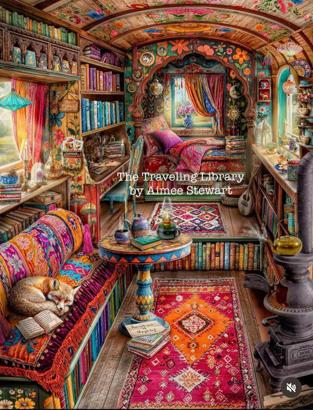 The Traveling Library (Scannen) - Ceaco puzzle collectible - Main Image 2