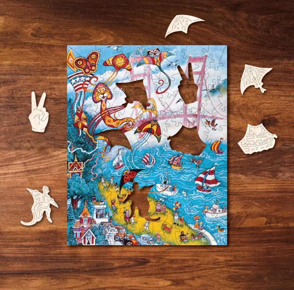 Goldengate Kites - Victory Wooden Puzzles puzzle collectible [Barcode 5056461102826] - Main Image 3