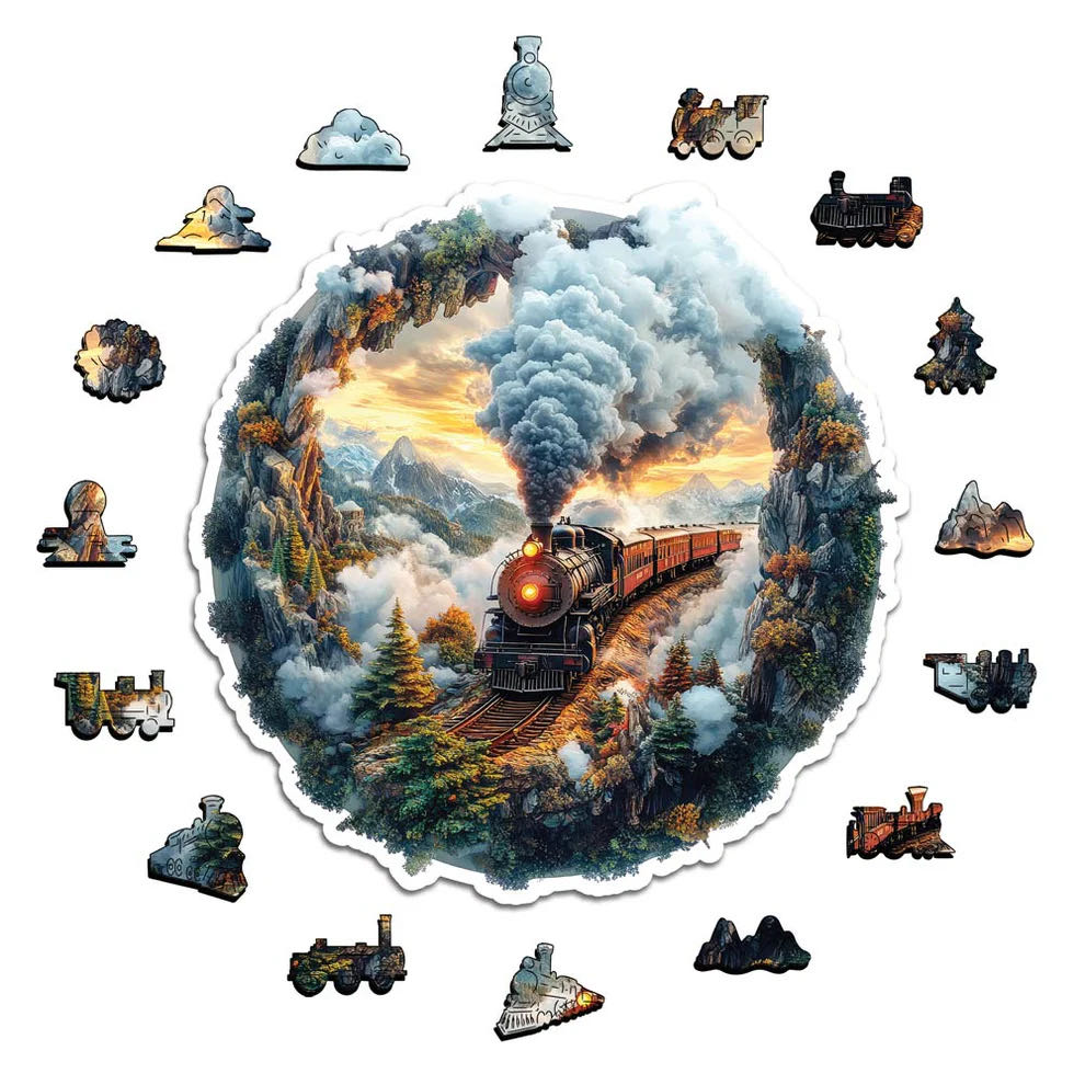 Mountain Train - PuzzlesUp puzzle collectible - Main Image 2