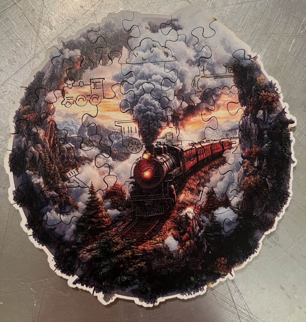 Mountain Train - PuzzlesUp puzzle collectible - Main Image 5