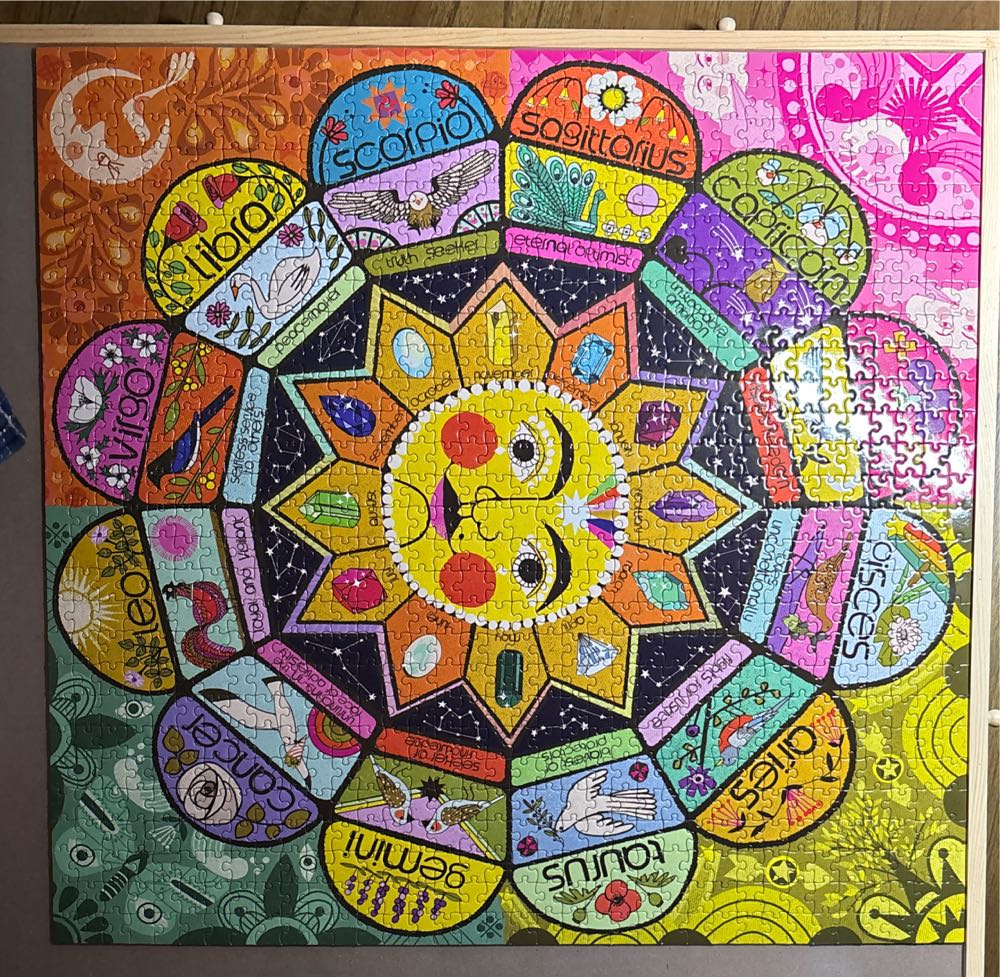 Piece And Love Astrology - eeBoo Piece & Love puzzle collectible - Main Image 2