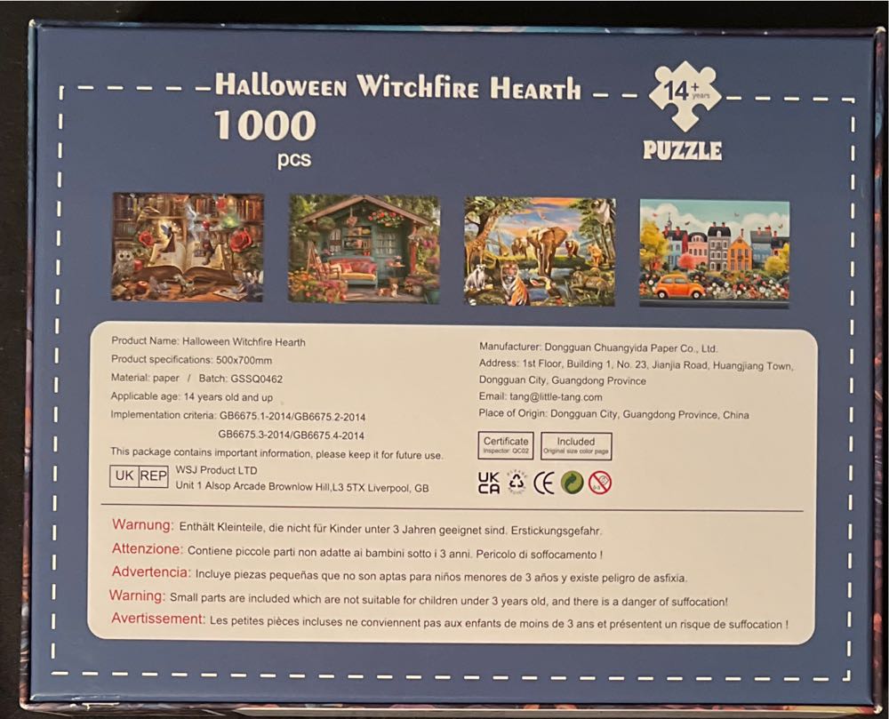 Halloween Witchfire Hearth - Dongguan Chuangyida Paper Co., Ltd. puzzle collectible - Main Image 2