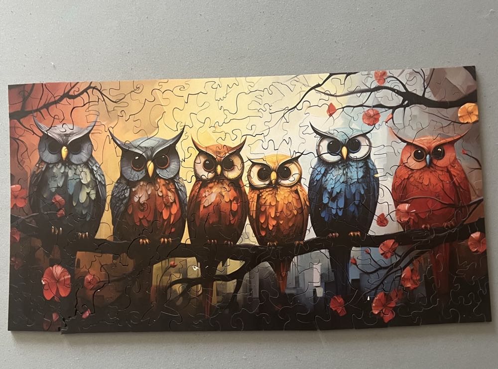 Owl Family  puzzle collectible - Main Image 3