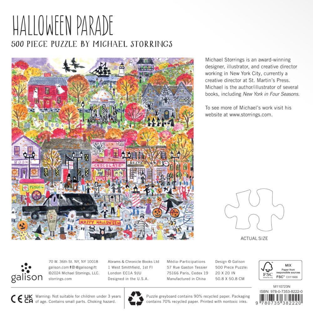 Halloween Parade - Galison puzzle collectible - Main Image 3