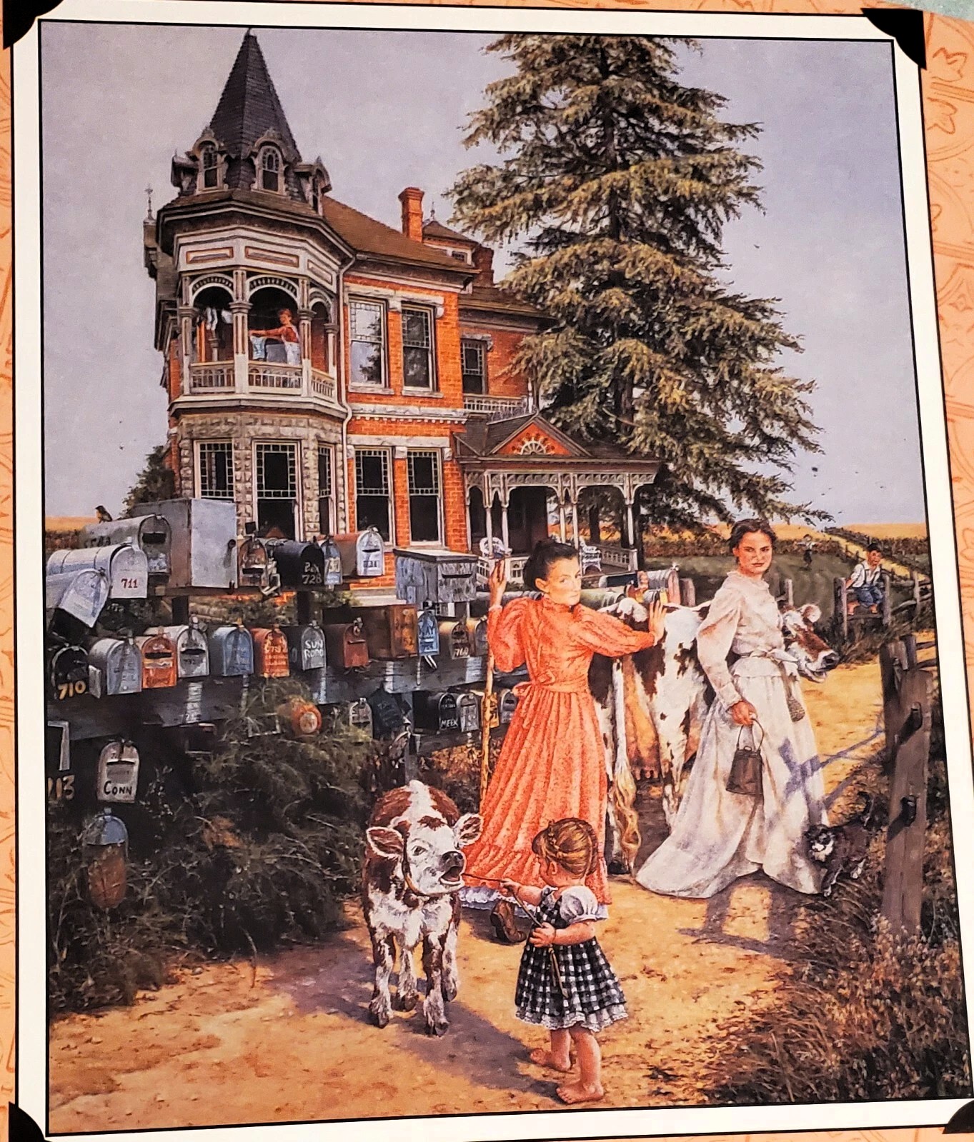 Walking The Cows (UV) 🧩 - Ceaco puzzle collectible - Main Image 2