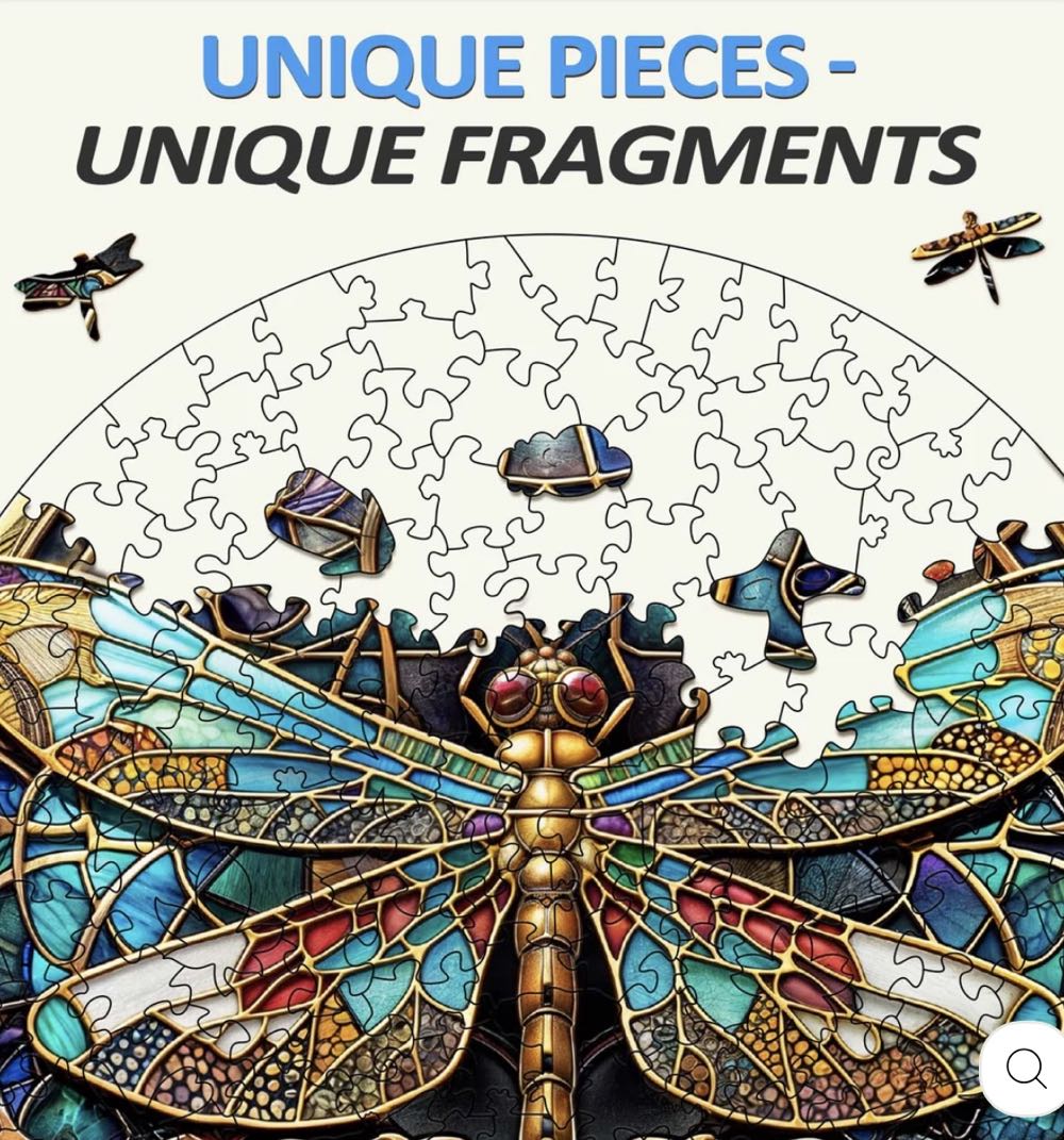 Vintage Dragonfly - Woodbests puzzle collectible - Main Image 5