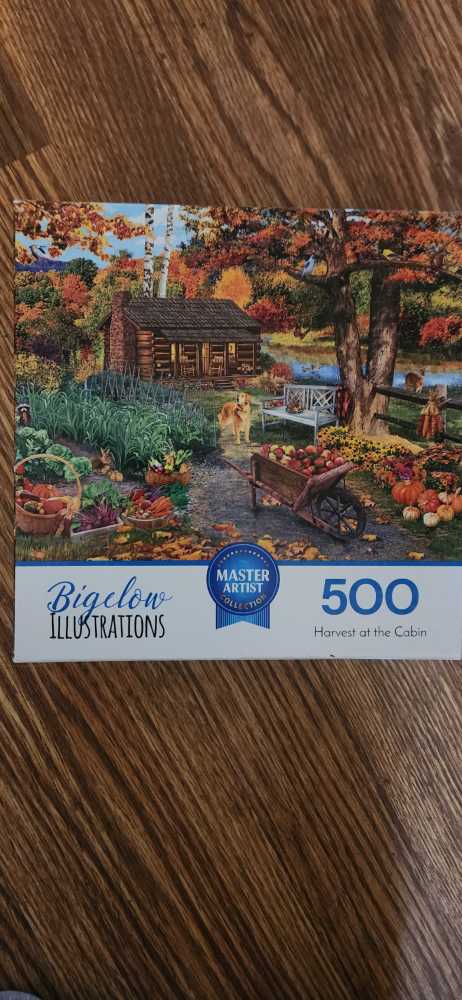 Harvest At The Cabin - Rose Art Brand 🇺🇸 puzzle collectible [Barcode 4895145441896] - Main Image 3