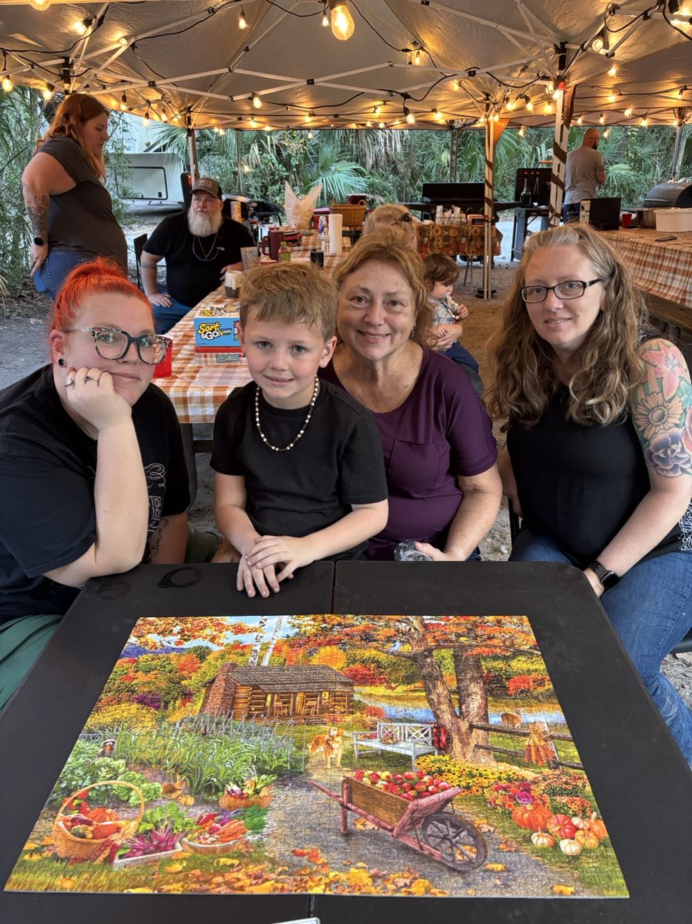 Harvest At The Cabin - Rose Art Brand 🇺🇸 puzzle collectible [Barcode 4895145441896] - Main Image 4