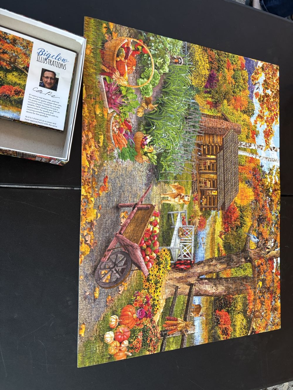 Harvest At The Cabin - Rose Art Brand 🇺🇸 puzzle collectible [Barcode 4895145441896] - Main Image 5