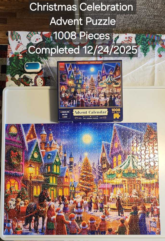 Christmas Celebration Advent Puzzle - The Jigsaw Puzzle puzzle collectible - Main Image 2