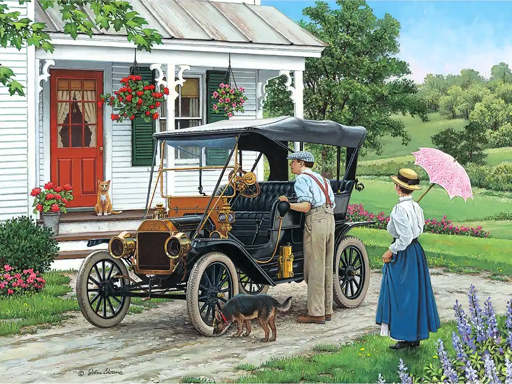 That New Car Smell (BAV) Cheryl - Bits And Pieces puzzle collectible [Barcode 192949070975] - Main Image 2