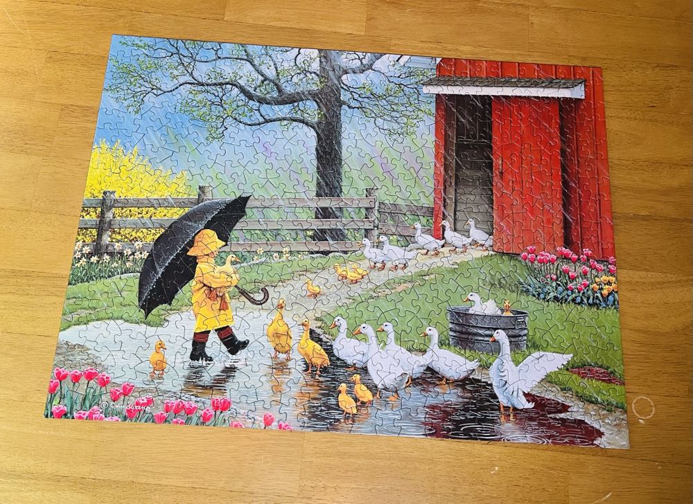 A Good Day For Ducks - Bits & Pieces puzzle collectible [Barcode 192949070999] - Main Image 2