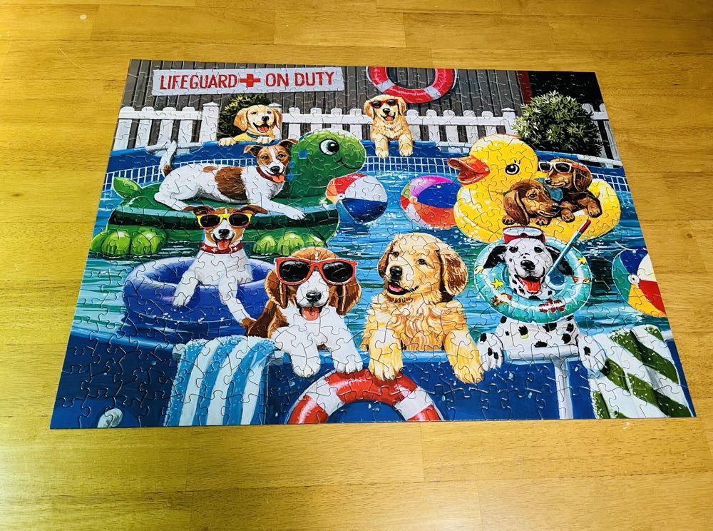 Puppy Pool Party - Bits & Pieces puzzle collectible [Barcode 192949050410] - Main Image 2
