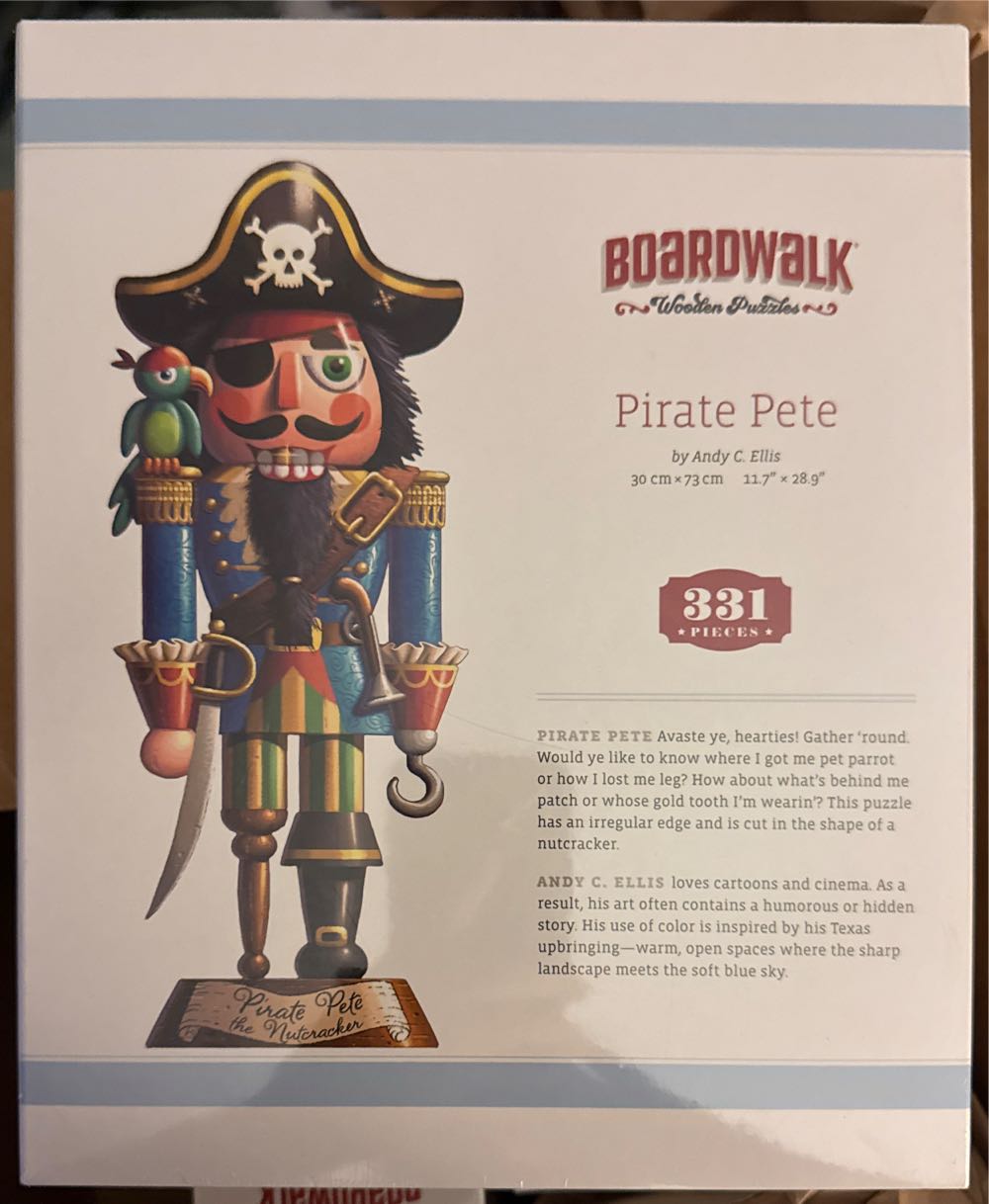 Pirate Pete - Boardwalk Wooden Puzzles puzzle collectible [Barcode 671095130028] - Main Image 2