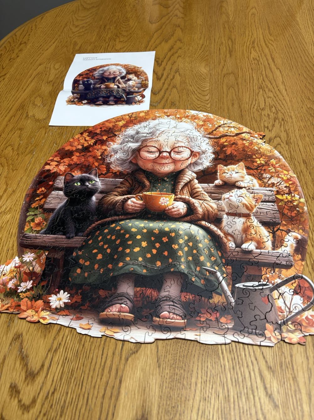 Wooden Charming Afternoon - Wooden Puzzle puzzle collectible - Main Image 2