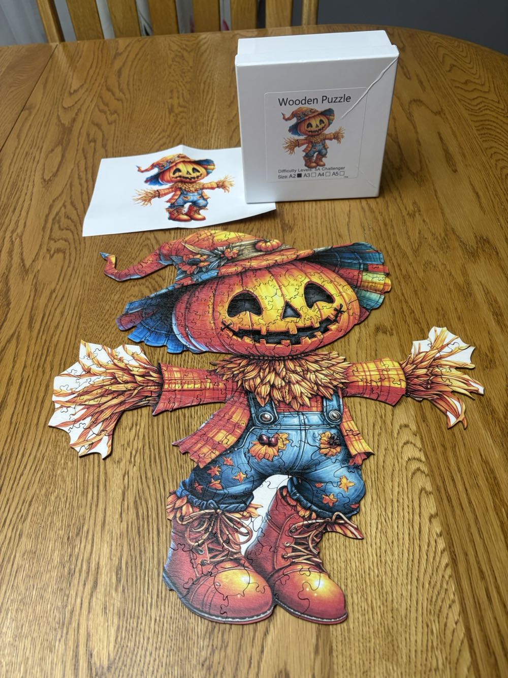 Wooden Scarecrow - Wooden Puzzle puzzle collectible - Main Image 2