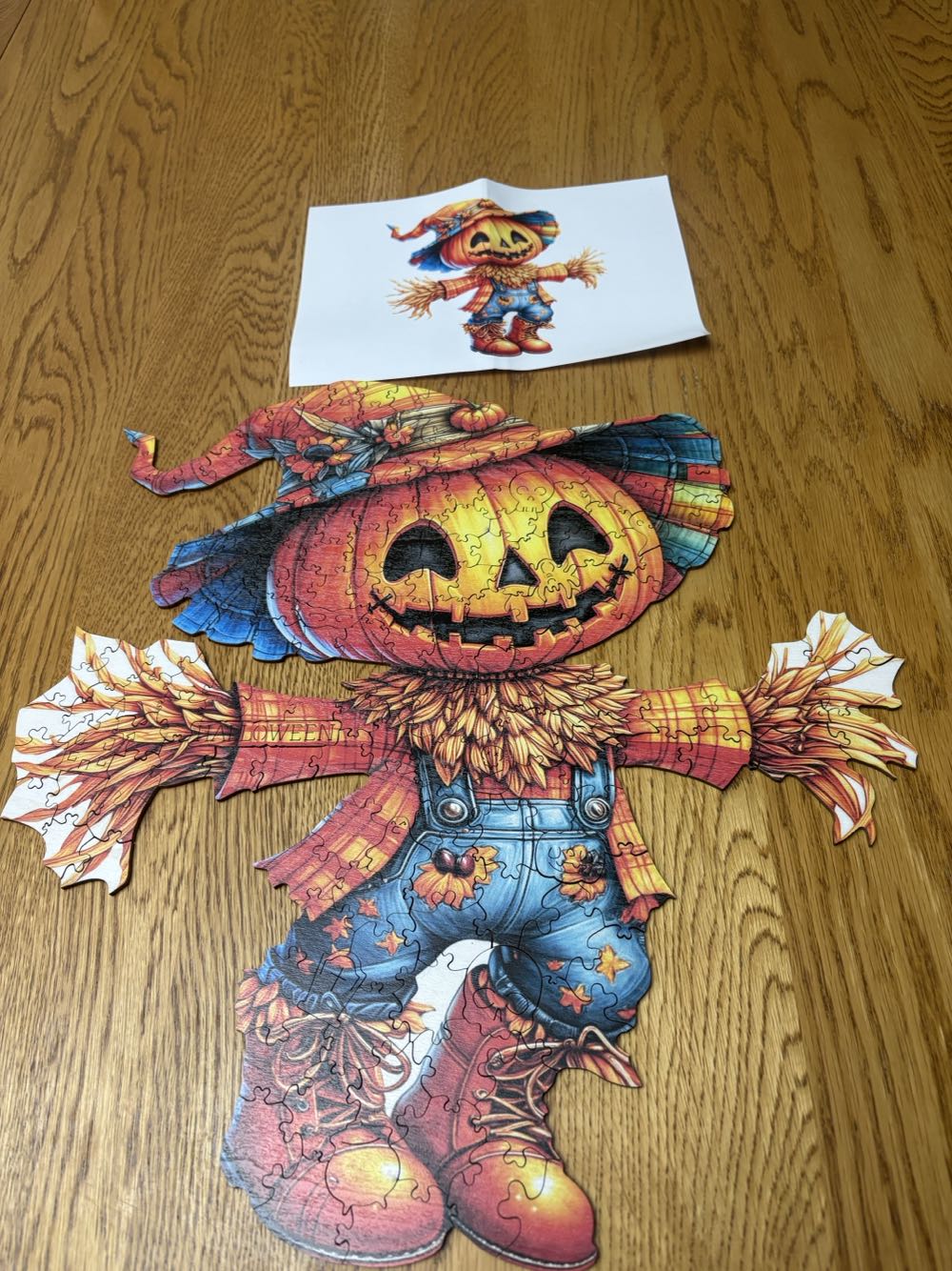 Wooden Scarecrow - Wooden Puzzle puzzle collectible - Main Image 4