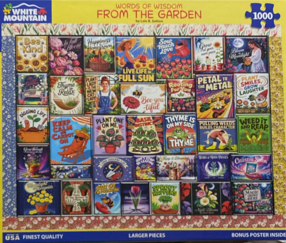 500 Piece Patrizia Donacra Art Puzzle ”tiger Blossom” Bits 18”x24”