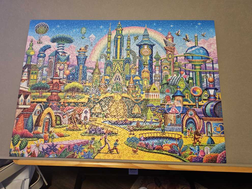 The Marvelous Land Of Oz -From Cheryl - Boardwalk Puzzle Company puzzle collectible [Barcode 671095106788] - Main Image 2