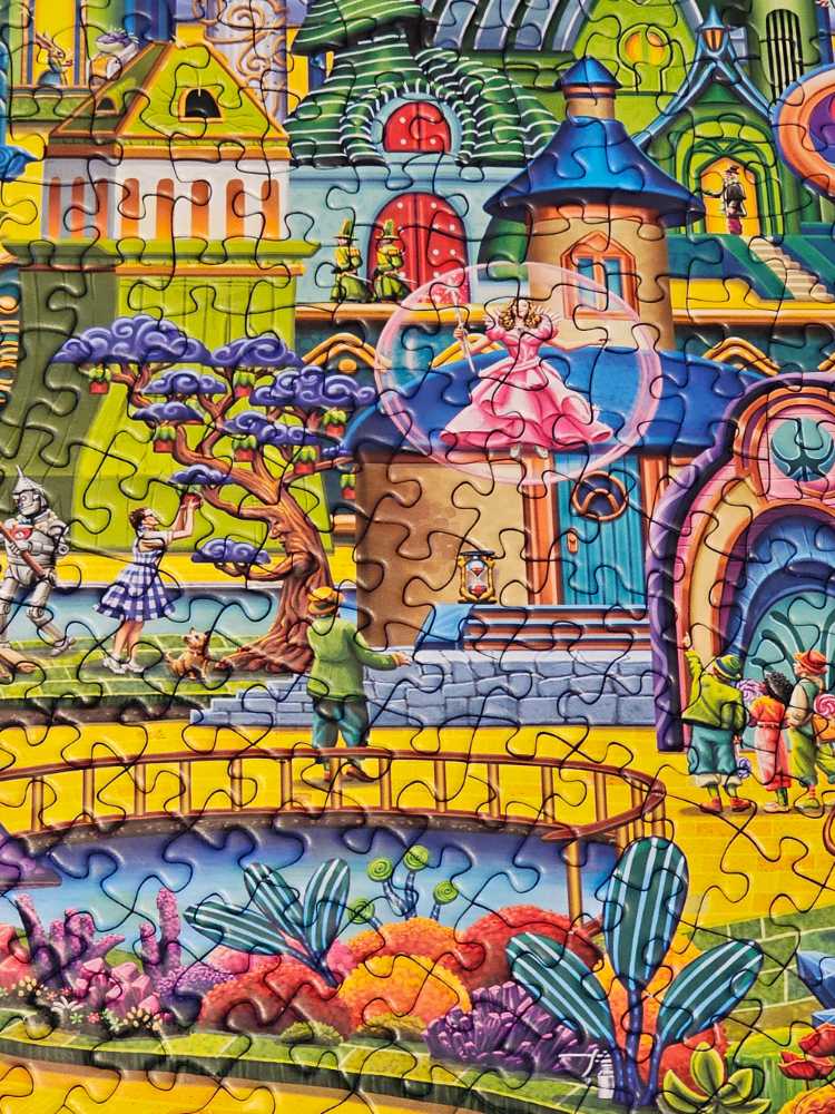 The Marvelous Land Of Oz -From Cheryl - Boardwalk Puzzle Company puzzle collectible [Barcode 671095106788] - Main Image 4